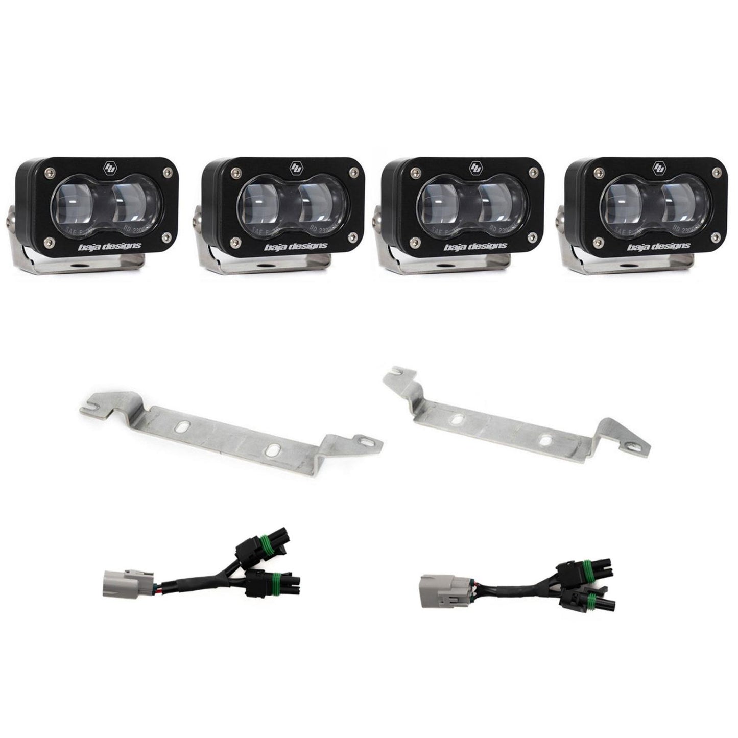 S2 SAE OEM Fog Light Replacement Kit 2025-On Toyota 4Runner TRD Pro/Trailhunter Clear Baja Designs