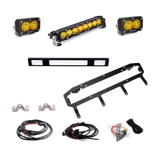 S8 10 Inch S2 Pro Grille Light Replacement Kit 2025-On Toyota 4Runner TRD Pro Baja Amber Baja Designs