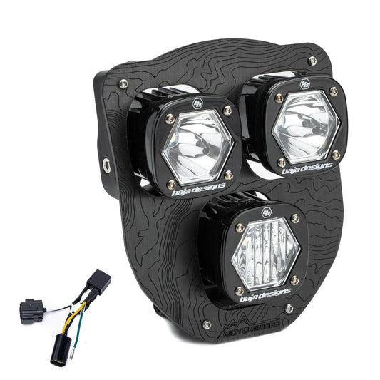 Husqvarna Triple S1 Hydra (D/C) LED Headlight Kit w/ Hi-Low Harness 2024-2025 Husqvarna FE-S Baja Designs