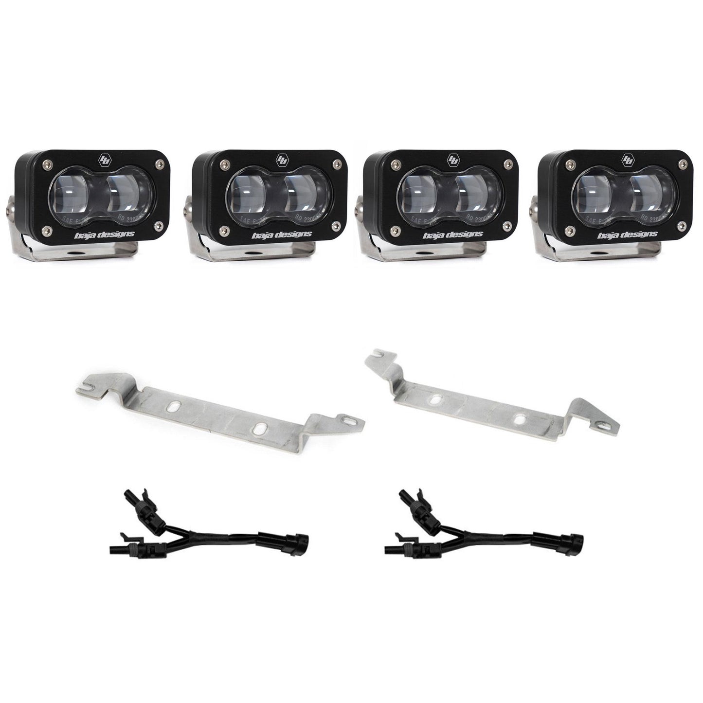 S2 SAE OEM Fog Light Replacement Kit 2025-On Toyota 4Runner Non-TRD Pro Clear Baja Designs