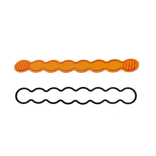 S8 Light Bar Lens Kit (10 Inch; Driving/Combo; Factory Amber) Baja Designs